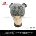 Fashion Design Grey Color Warm hats to Decorate